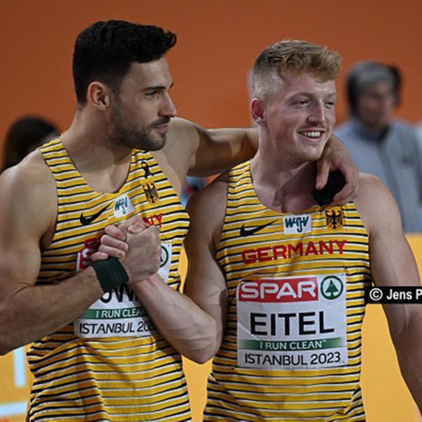 Tim Nowak und Manuel Eitel in Talence