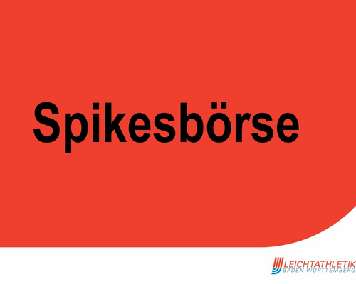 Spikesbörse vom BLV Jugendteam bei den BLV Blockmehrkampfmeisterschaften in Neustadt