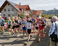 Das Teilnehmerfeld auf bekannter Strecke in Biberach