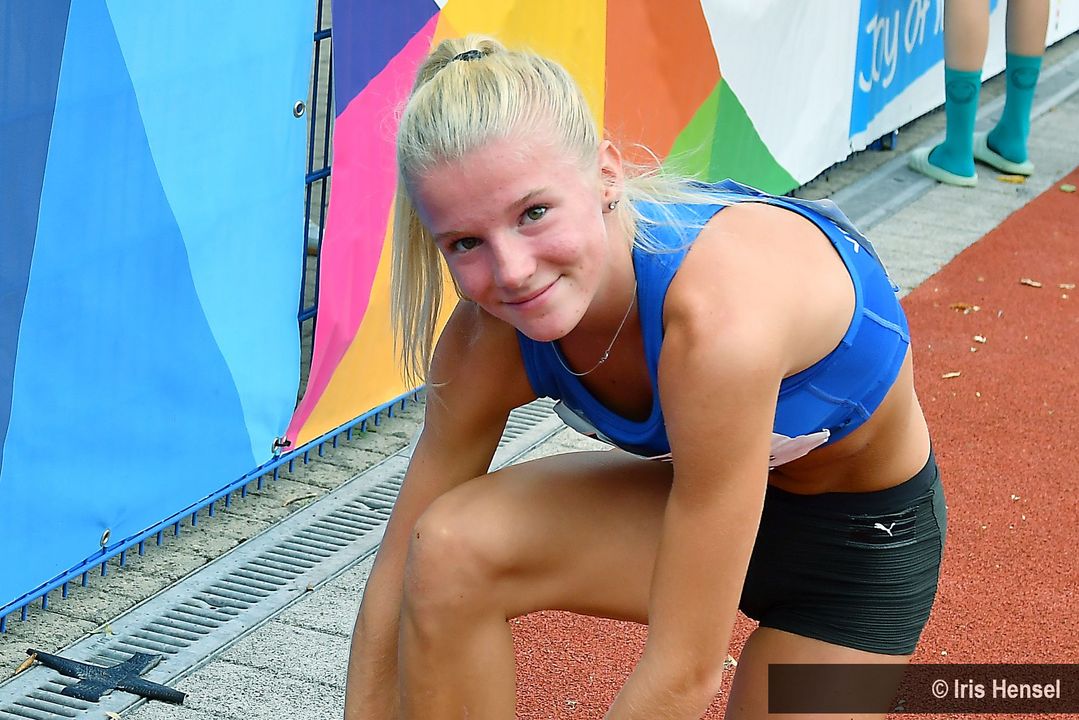 Anni Marcard (VfL Sindelfingen) gewinnt Gold im Siebenkampf der weiblichen Jugend W14
