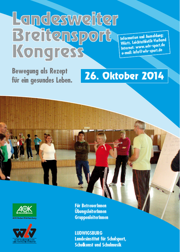 Landesweiter Breitensportkongress am 26.10.2014 in Ludwigsburg