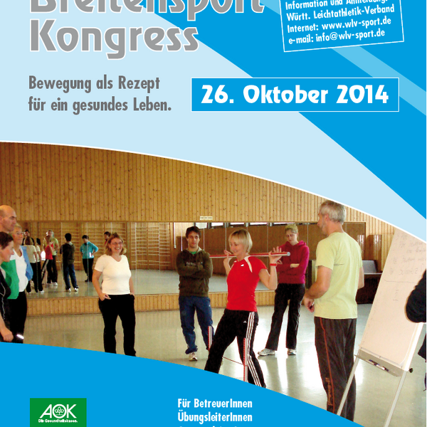 Landesweiter Breitensportkongress am 26.10.2014 in Ludwigsburg
