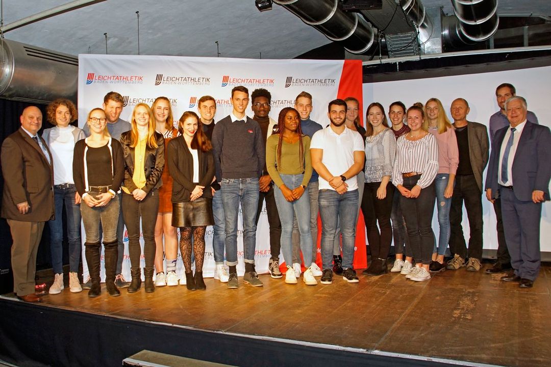 Ehrungsabend Leichtathletik Baden-Württemberg am 1. Dezember 2018 im Kleinkunstkeller in Bietigheim-Bissingen