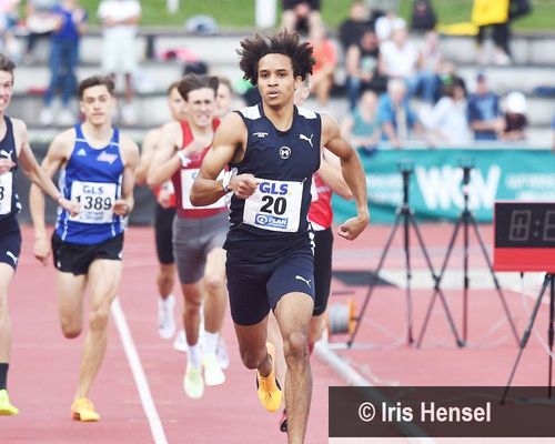 Malik Skupin-Alfa läuft deutsche Bestleistung über 600 Meter