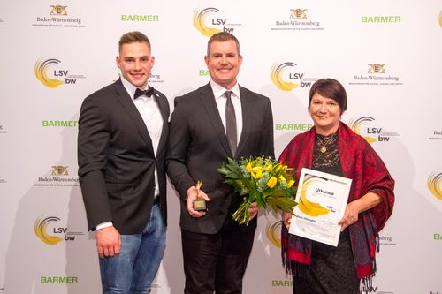 Boris Obergföll mit dem Trainerpreis Baden-Württemberg 2017 ausgezeichnet
