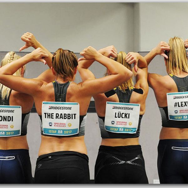 Die größten Leichtathleten auf Leinwand ersteigern und damit Gutes tun