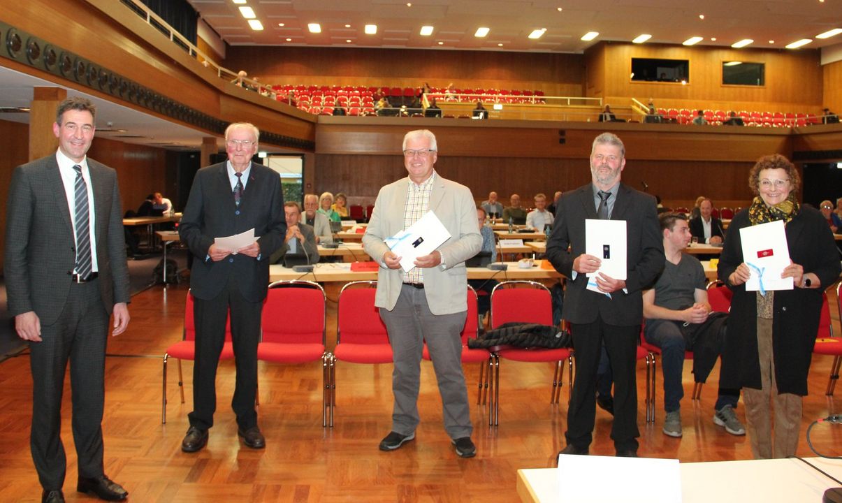 Landesehrennadel für Otto Maier LV Donaueschingen