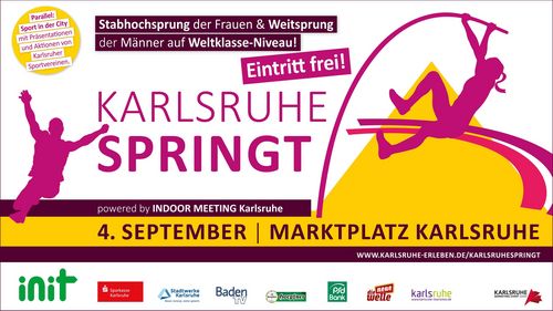 „Karlsruhe springt“: Olympisches Flair auf dem Karlsruher Marktplatz 