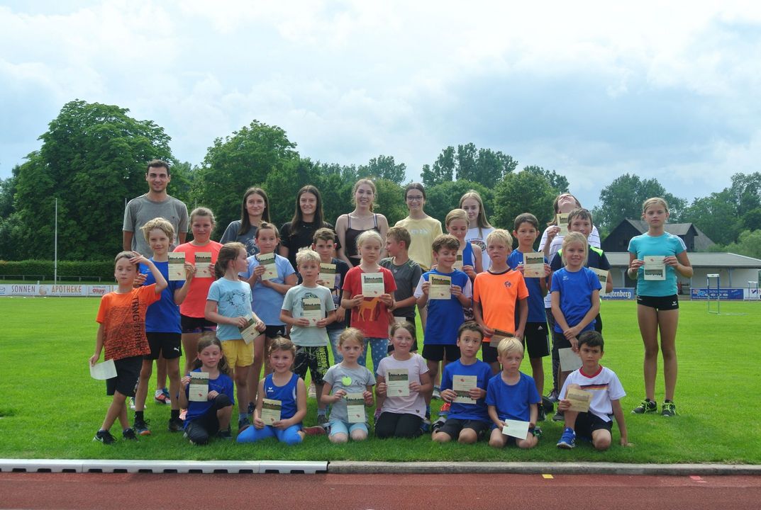 Kinderbiathlon des LV Donaueschingen ganz im Zeichen von Olympia in Tokio