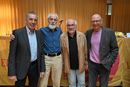 Von links nach rechts: Ottmar Heiler, Wilfried Pletschen, Rolf Bader und Michael Schlicksupp bei der Ernennung.