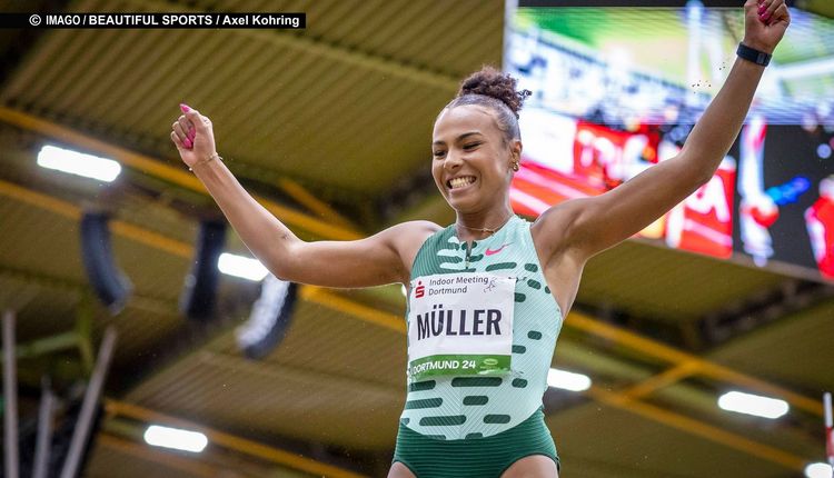 Laura Raquel Müller steigert sich auf 6,81 Meter