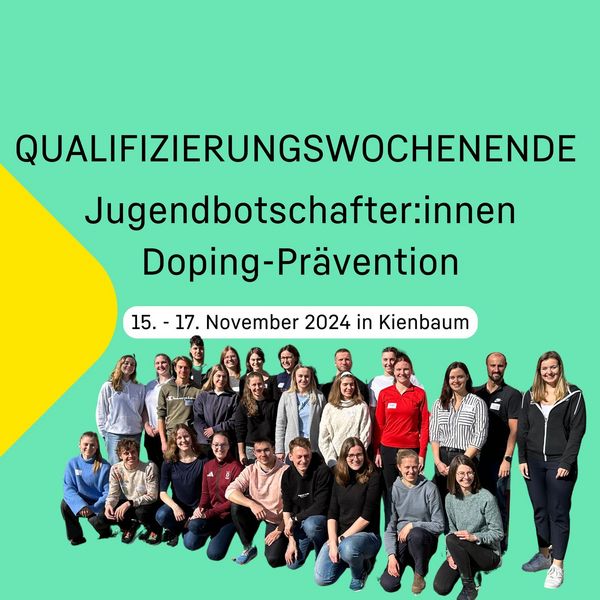 Workshop-Angebot: Komm ins Team der Jugendbotschafter:innen Doping-Prävention 