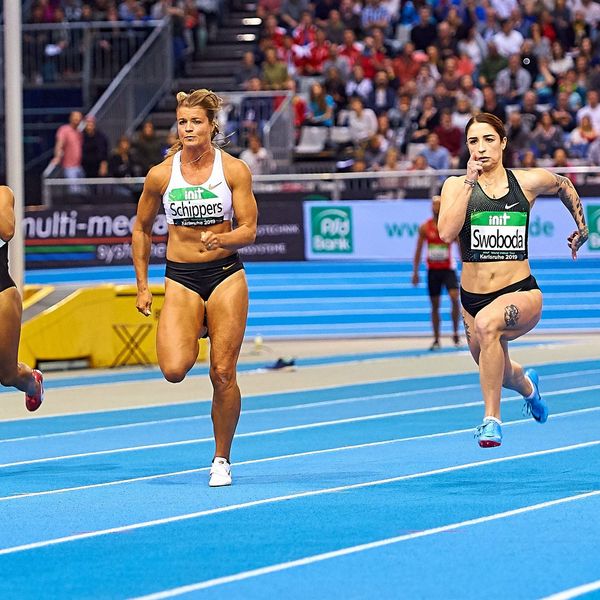 60 Meter der Frauen: Swoboda, Asher-Smith, Del Ponte und Pinto versprechen beim INDOOR MEETING Karlsruhe Weltklasse
