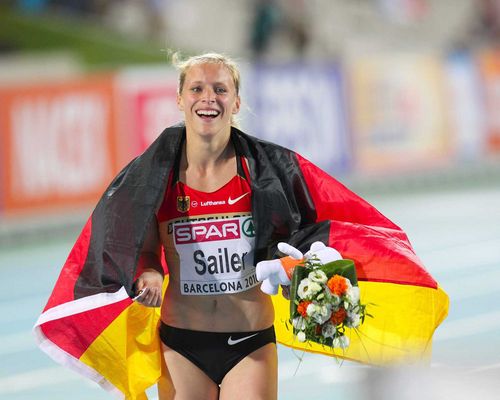 Verena Sailer sensationell Europameisterin über 100m<br>Silber für Speerwerferin Christina Obergföll / Badische fünf Minuten in der katalanischen Hauptstadt