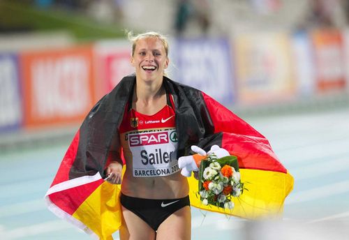 Verena Sailer sensationell Europameisterin über 100m<br>Silber für Speerwerferin Christina Obergföll / Badische fünf Minuten in der katalanischen Hauptstadt