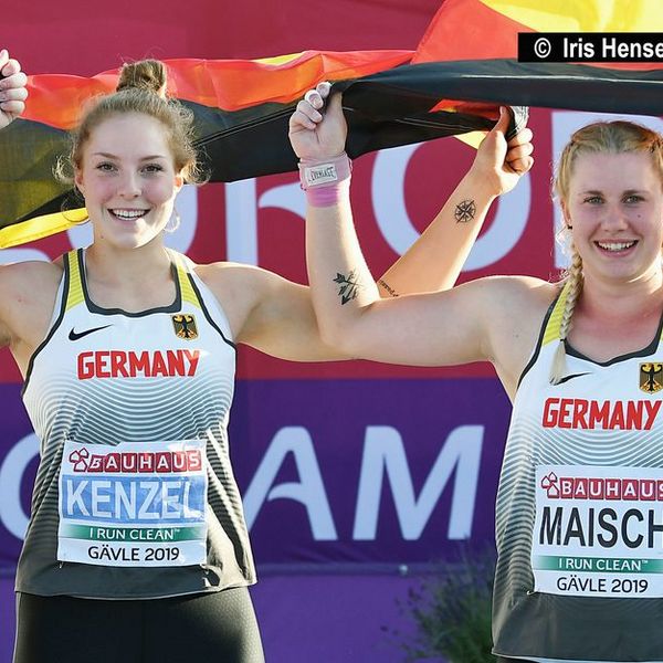 Dreifach-Triumph der deutschen Kugelstoßerinnen bei der U23-EM - Gold und Silber gehen nach Baden-Württemberg