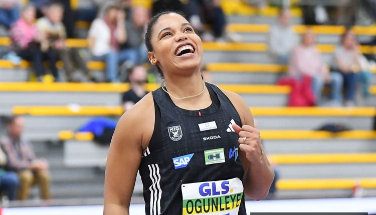 Wird Yemisi Ogunleye (MTG Mannheim) auch in Torun (Polen) jubeln?