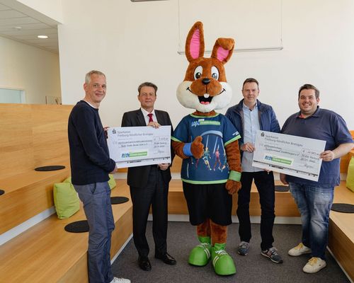 Spendenübergabe MEIN FREIBURG MARATHON 2022