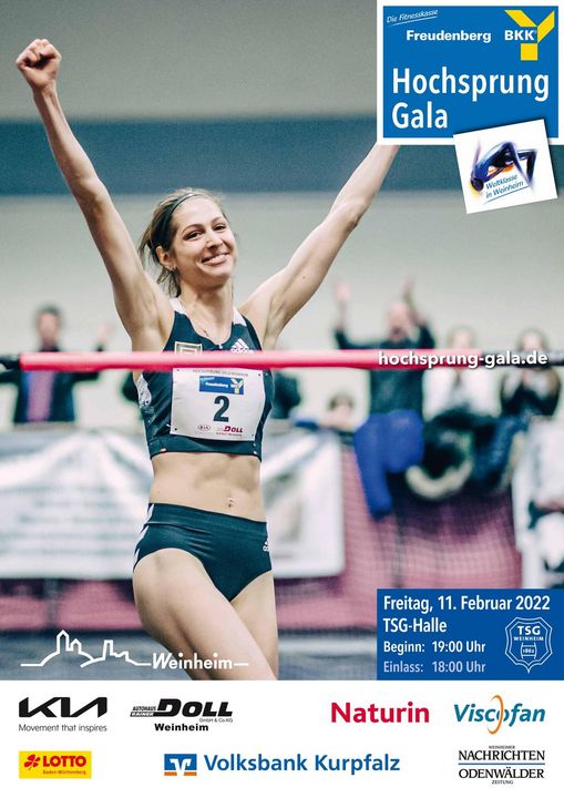 BKK Freudenberg Hochsprung Gala in Weinheim am 11. Februar