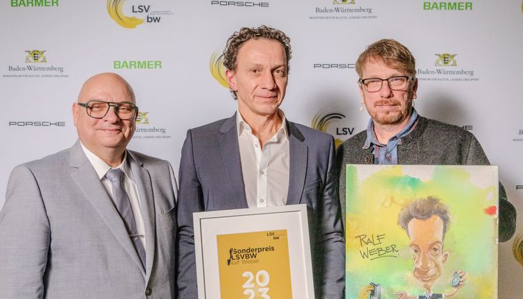 Sonderpreis des LSV BW für Ralf Weber