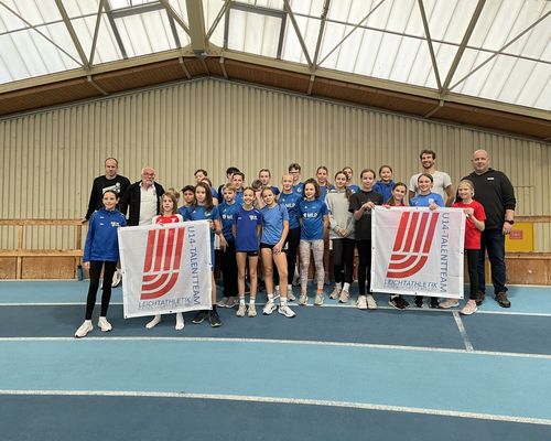 Leichtathletik Baden-Württemberg überreicht offizielles Label an das U14-Talentteam Rhein Neckar