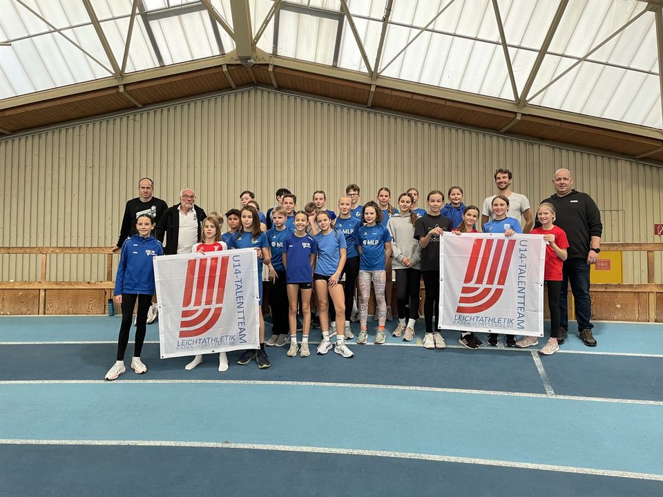 Leichtathletik Baden-Württemberg überreicht offizielles Label an das U14-Talentteam Rhein Neckar