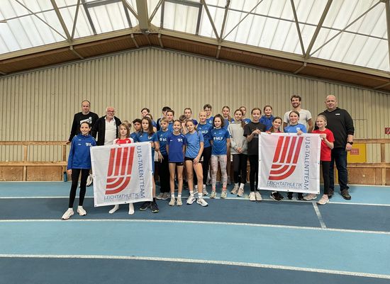 Leichtathletik Baden-Württemberg überreicht offizielles Label an das U14-Talentteam Rhein Neckar