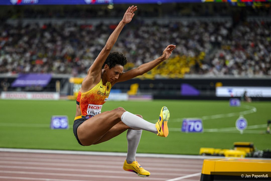 WM Tokio 2025 Tag 2 | Malaika Mihambo (LG Kurpfalz) gewinnt Silber im Weitsprung.