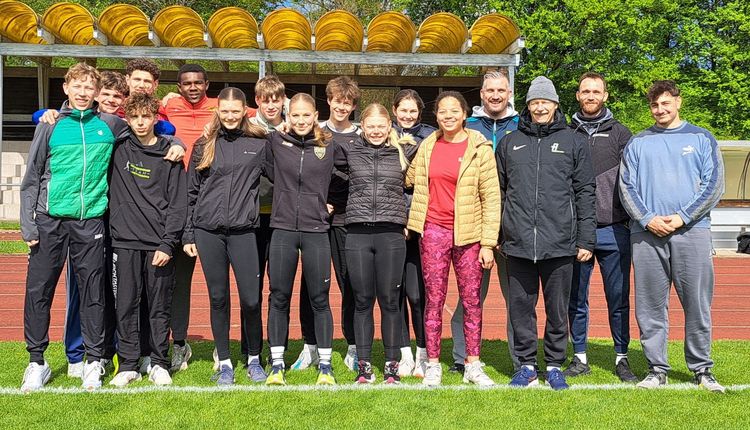 Die Wurftruppe mit hessischer Verstärkung