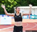 Sandrina Sprengel (LG Steinlach-Zollern) bei der DM Mehrkampf 2024