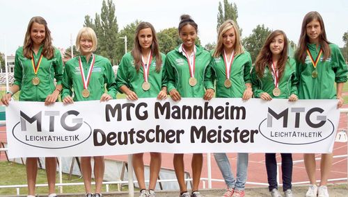 MTG-Schülerinnen gewinnen Mannschafts-Gold