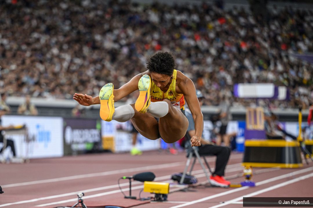WM Tokio 2025 Tag 2 | Malaika Mihambo (LG Kurpfalz) gewinnt Silber im Weitsprung.