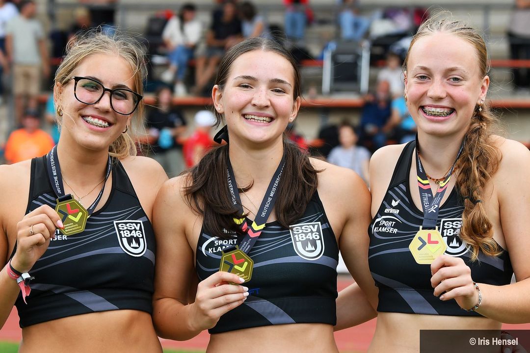 Mina Kölle, Hedi Schmidt, Lina Straub (WJU18 SSV Ulm 1846)
