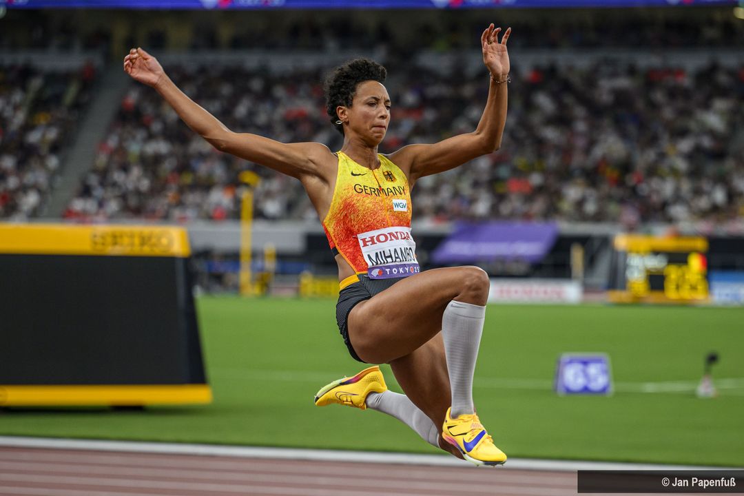 WM Tokio 2025 Tag 2 | Malaika Mihambo (LG Kurpfalz) gewinnt Silber im Weitsprung.