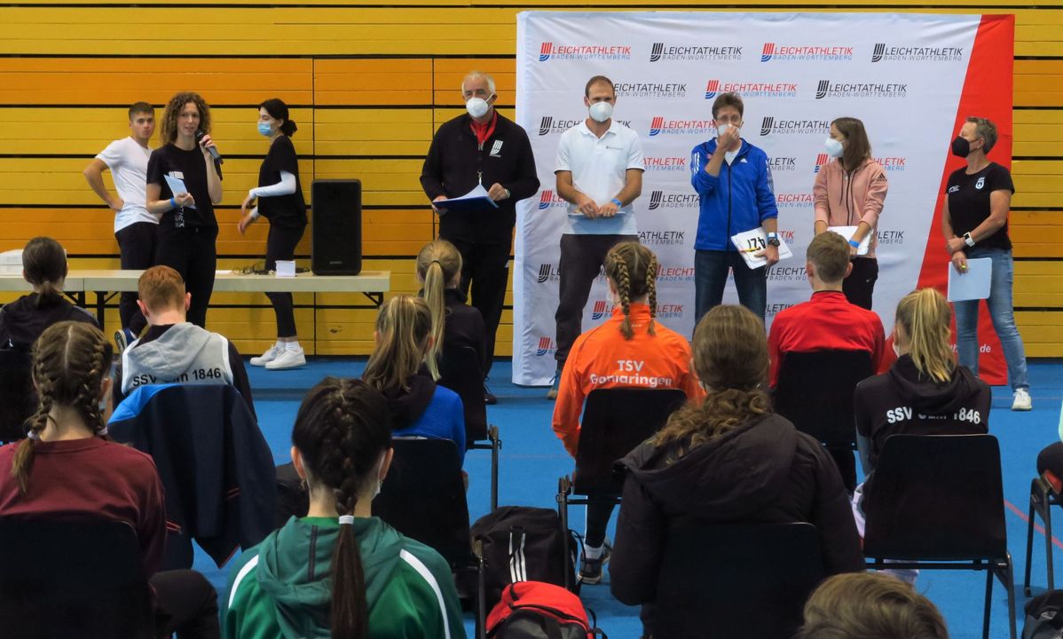 Gute Laune beim WLV-Talentsportfest