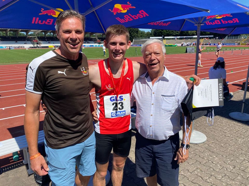 BLV-Präsident gratuliert Maximilian Köhler zu U20-DM-Titel
