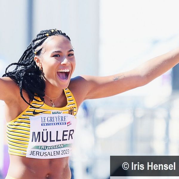 U20-EM Tag 4 | Laura Raquel Müller überrascht mit Bronze im Weitsprung