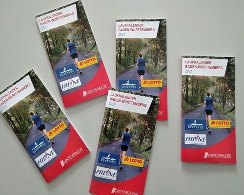  Druckfrisch: Der Laufkalender Baden-Württemberg 2021