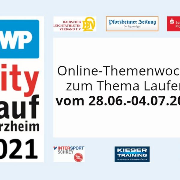 Fortbildungen im Rahmen der Online-Themenwoche beim SWP CityLauf Pforzheim 2021