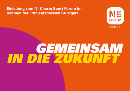 Einladung zum N!-Charta Sport Forum am 6. April in Stuttgart