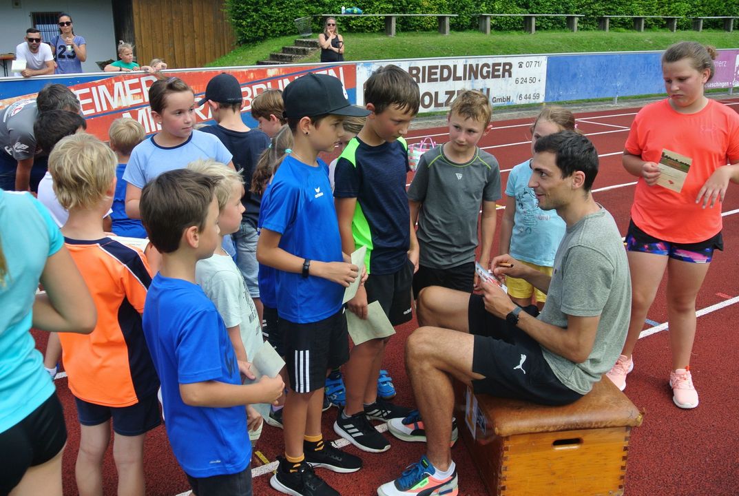 Kinderbiathlon des LV Donaueschingen ganz im Zeichen von Olympia in Tokio