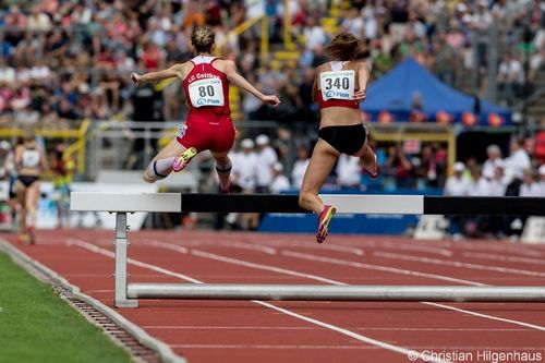 Joshua Sickinger, Yannik Dudda und Lena Knirsch BW-Hindernismeister 2015