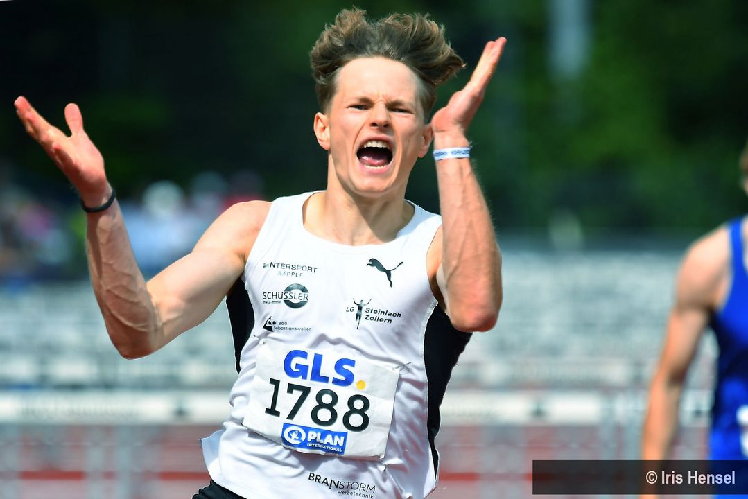 David Kleinschrodt (LG Steinlach Zollern) gewinnt Gold im Zehnkampf der MJU20. Es sollte eine von vier Gold-Medaillen an diesem Wochenende sein.