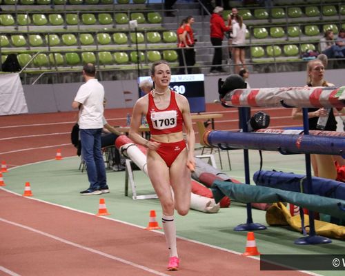 Nelly Sohn (LG Staufen) hier bei den BW Leichtathletik Hallen Finals 2024, Foto: WLV