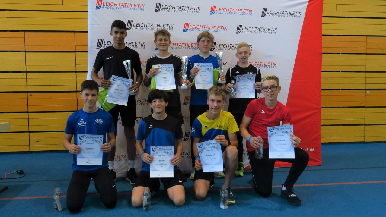 Gute Laune beim WLV-Talentsportfest