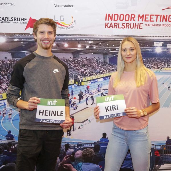 Silberglanz beim INDOOR MEETING Karlsruhe<br> Kristin Gierisch und Fabian Heinle versprechen große Sprünge</br>
