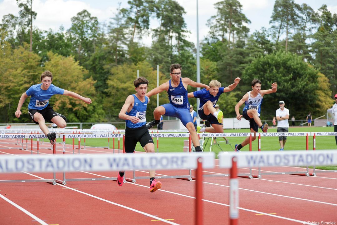 Beste Bedingungen bei Badischen Meisterschaften der U16 in Walldorf