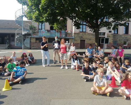 Leichtathletik Street Schul-Wettbewerb in Mosbach