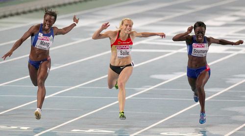 Verena Sailer sensationell Europameisterin über 100m<br>Silber für Speerwerferin Christina Obergföll / Badische fünf Minuten in der katalanischen Hauptstadt