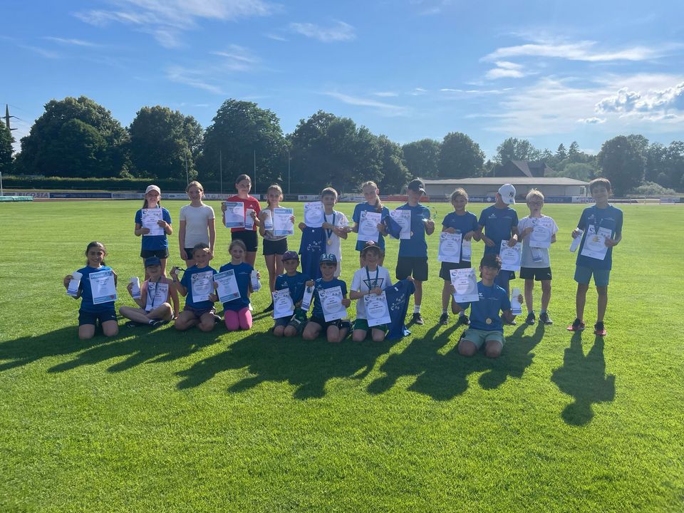 VR Talentiade in Donaueschingen mit großer Beteiligung der Athleten/innen U8/10/12